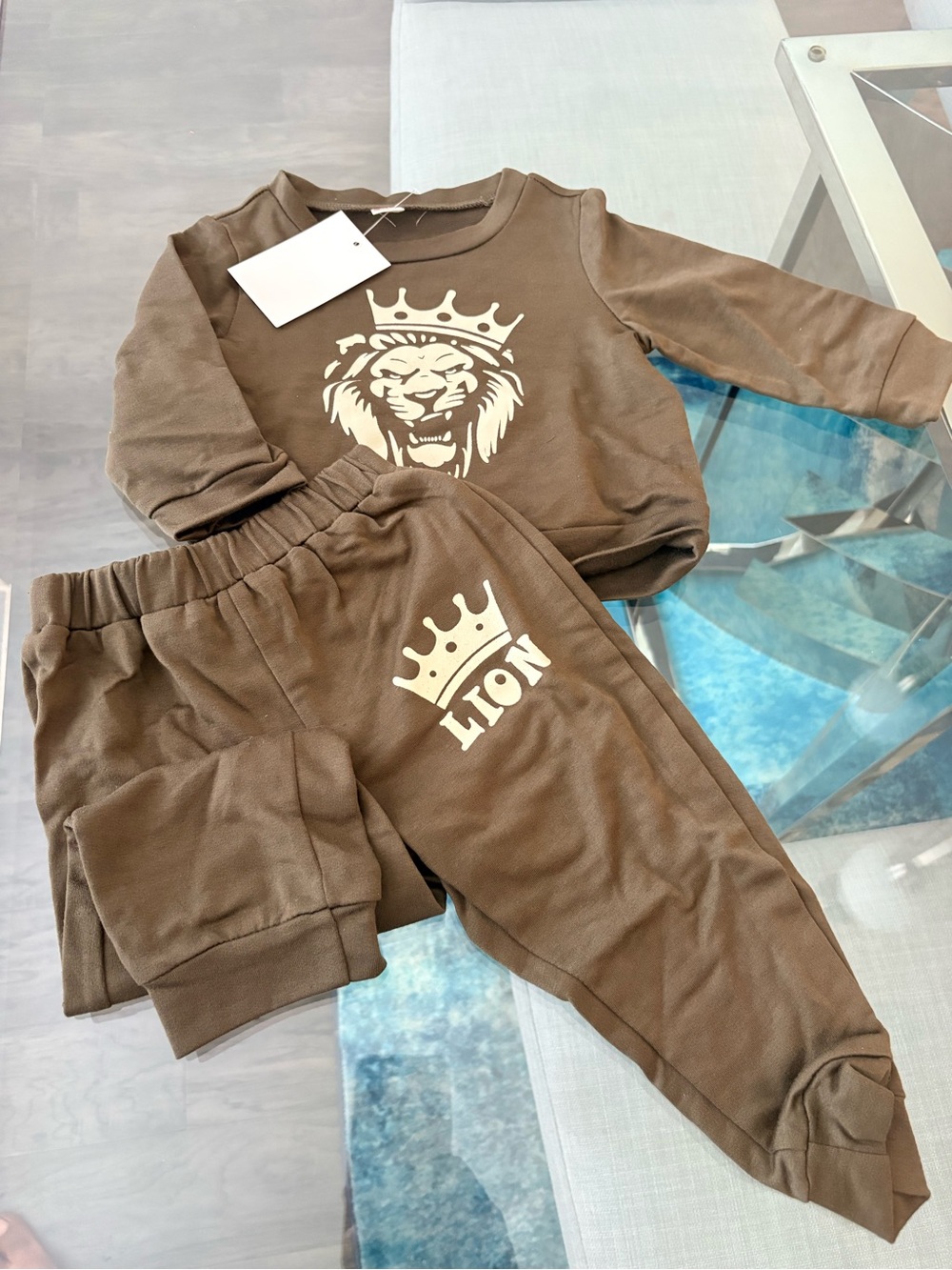 🦋5/$40 Lion Graphic Sweat Set
